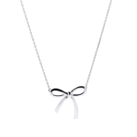 Tiffany & Co. Jewelry - 100% AUTHENTIC TIFFANY & CO. BOW PENDANT NECKLACE